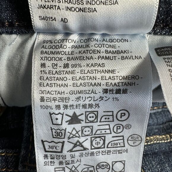 Levi's 515 Boot Cut Womens Size 10 Blue Mid Rise Jeans Denim Pants 30x30.5 - Picture 10 of 11